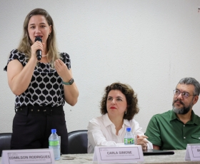 Posse da nova diretoria do SINTFUB. 02/01/2026 Foto: Beto Monteiro/Ascom GRE UnB